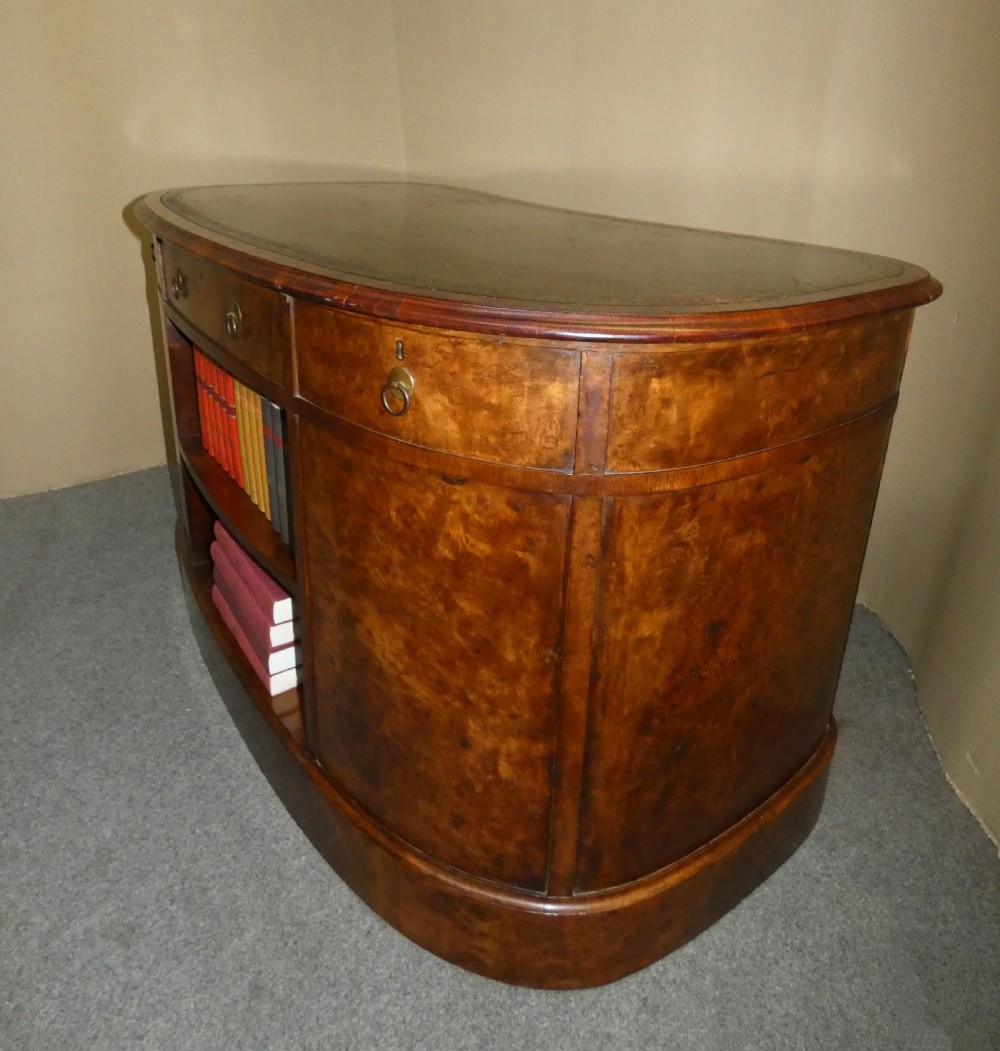 Walnut desk - in the manner of Gillows View IX