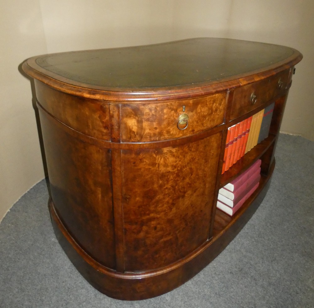 Walnut desk - in the manner of Gillows View X