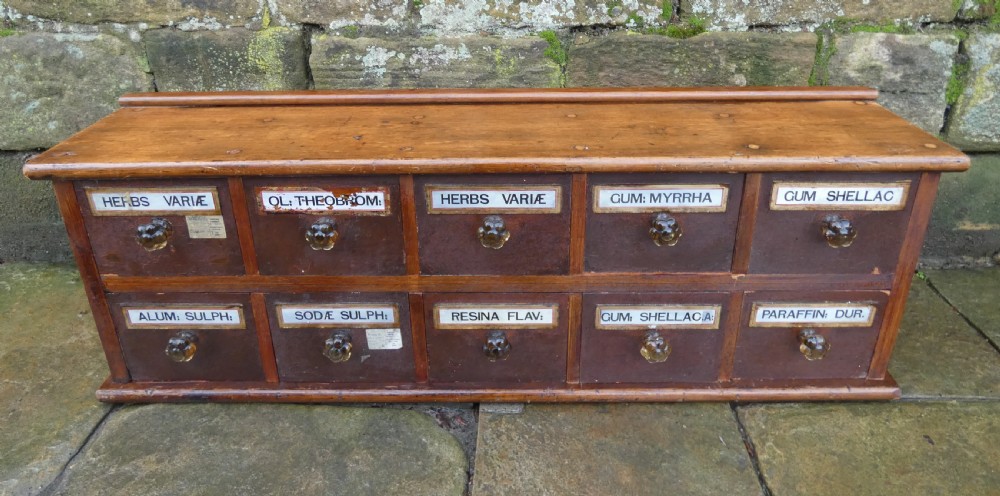 Apothecary drawers / chemists drawers View II