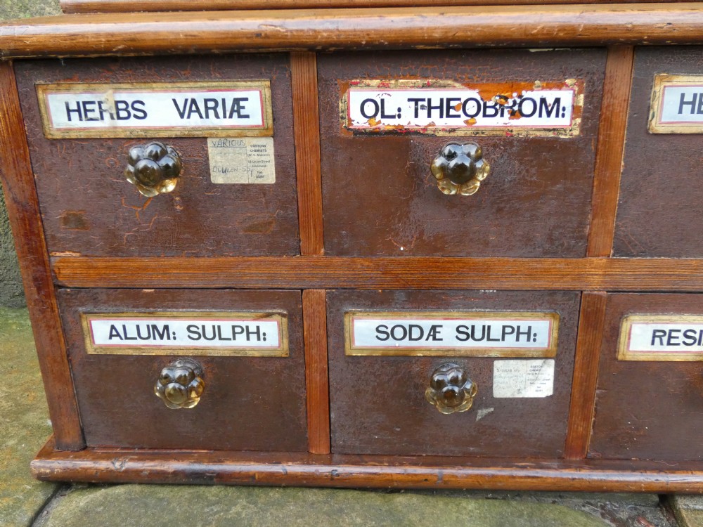 Apothecary drawers / chemists drawers View VIII