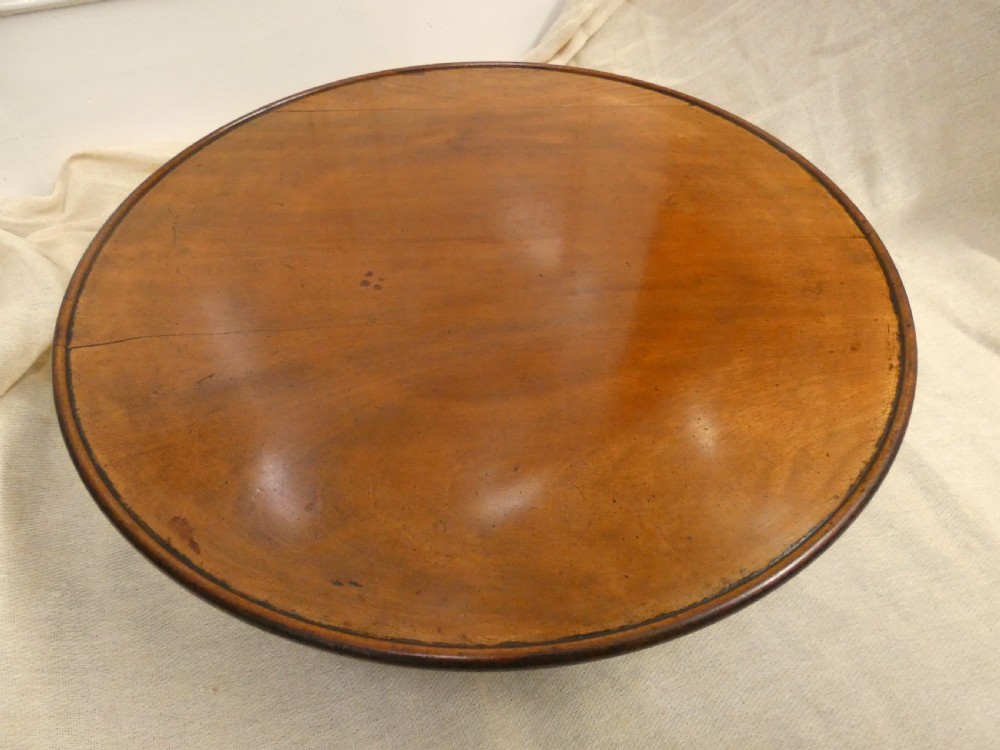 Large mahogany lazy Susan View III