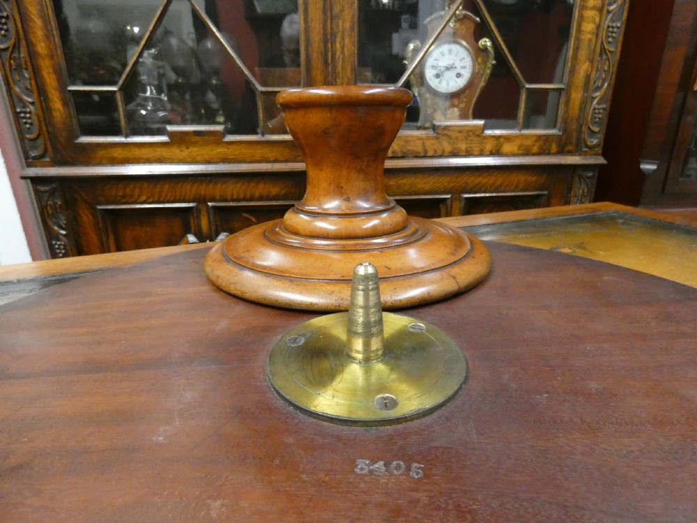 Large mahogany lazy Susan View V