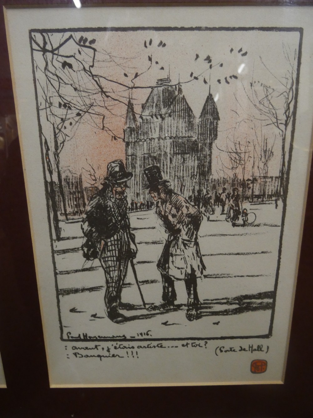 set of 24 WW1 lithographs - Paul Hagemans View VI