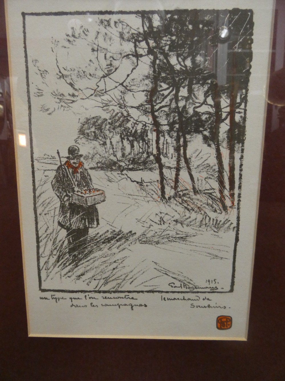 set of 24 WW1 lithographs - Paul Hagemans View IX