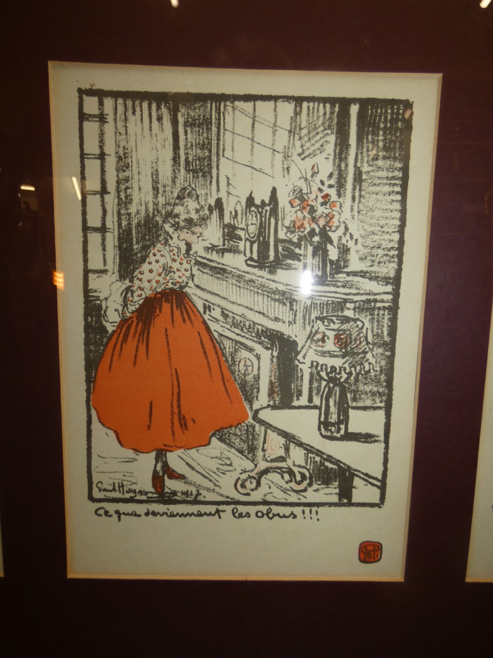 set of 24 WW1 lithographs - Paul Hagemans View X