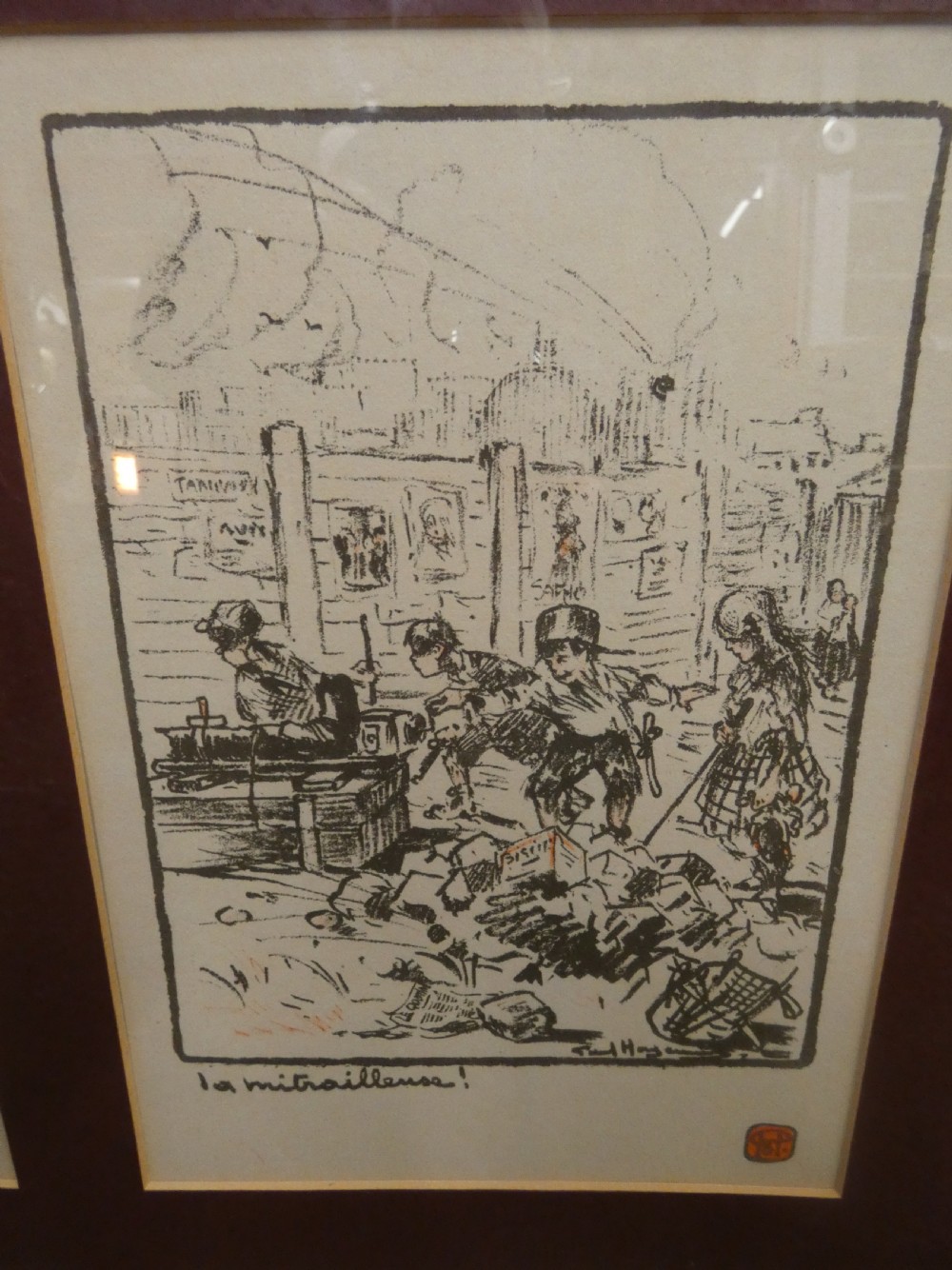 set of 24 WW1 lithographs - Paul Hagemans View XII