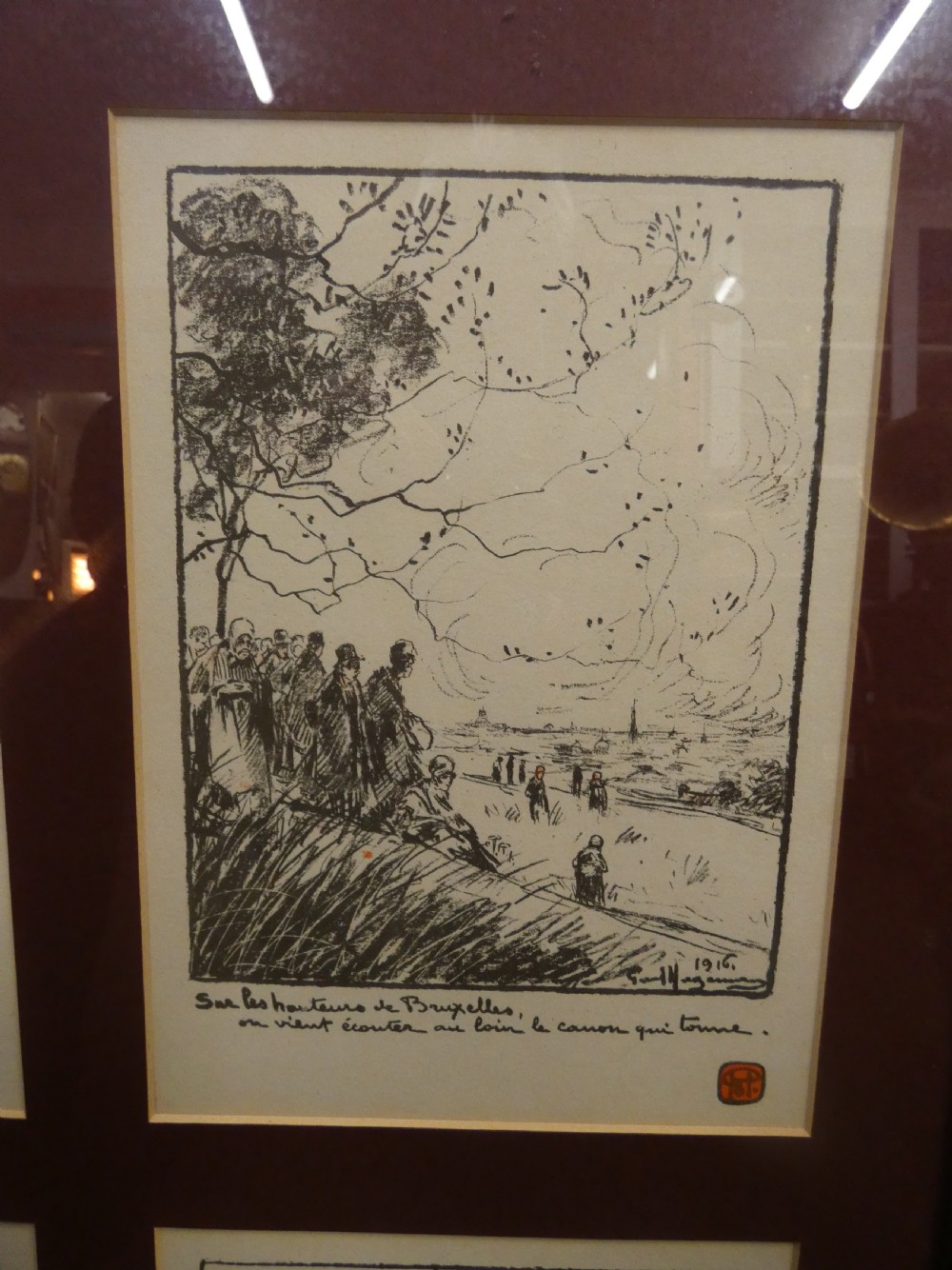 set of 24 WW1 lithographs - Paul Hagemans View XIV