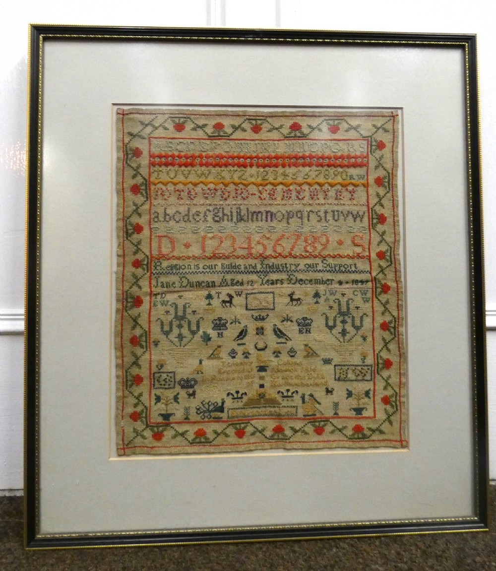 Victorian sampler