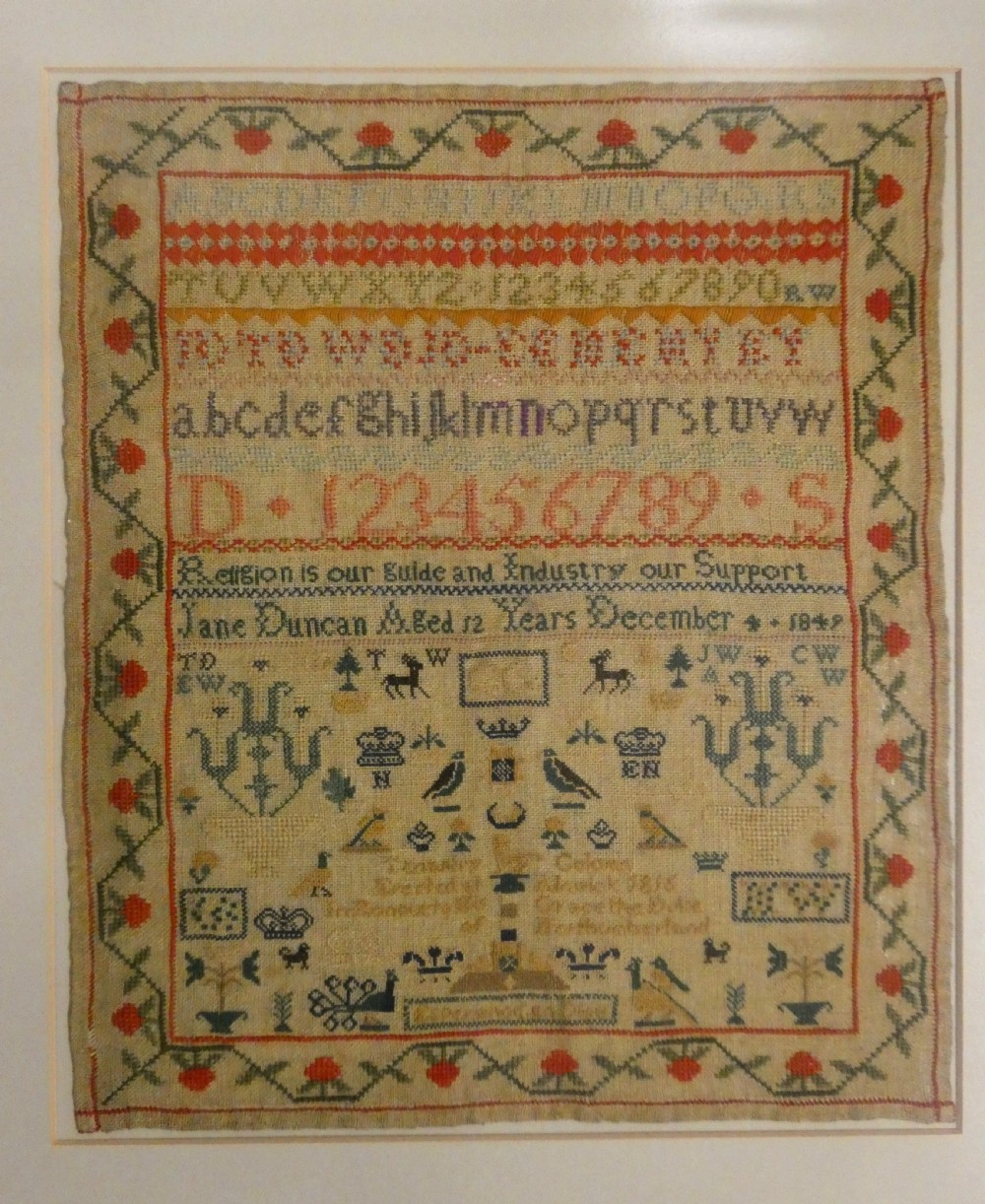 Victorian sampler View V