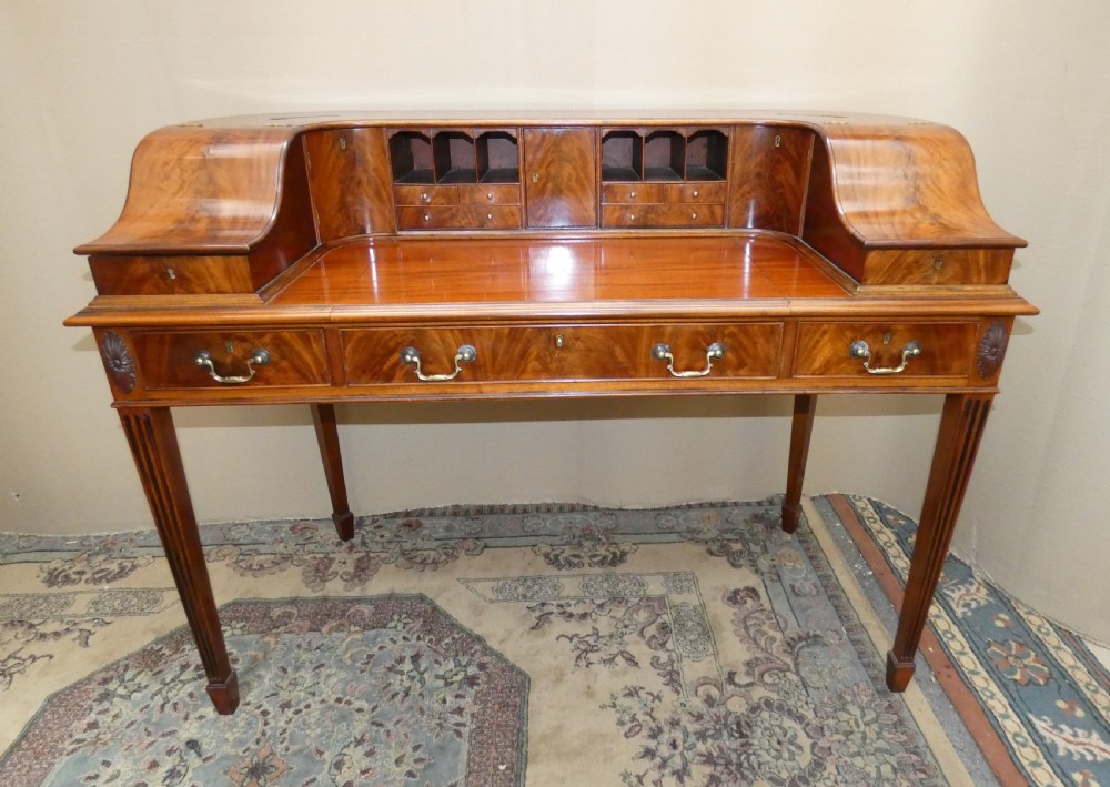 Mahogany Carlton House desk View II