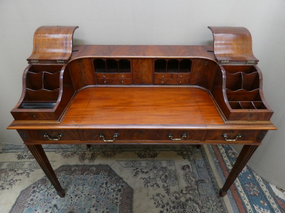 Mahogany Carlton House desk View V