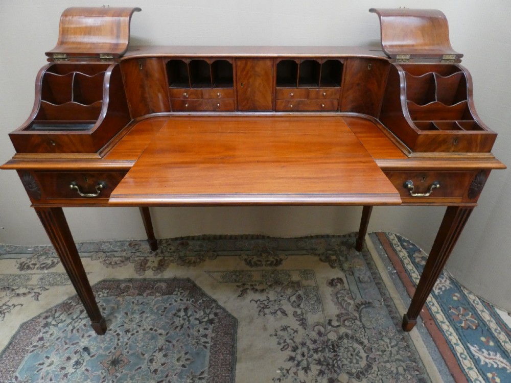 Mahogany Carlton House desk View VI