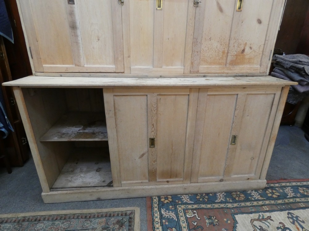 Large pine housekeepers cupboard View V
