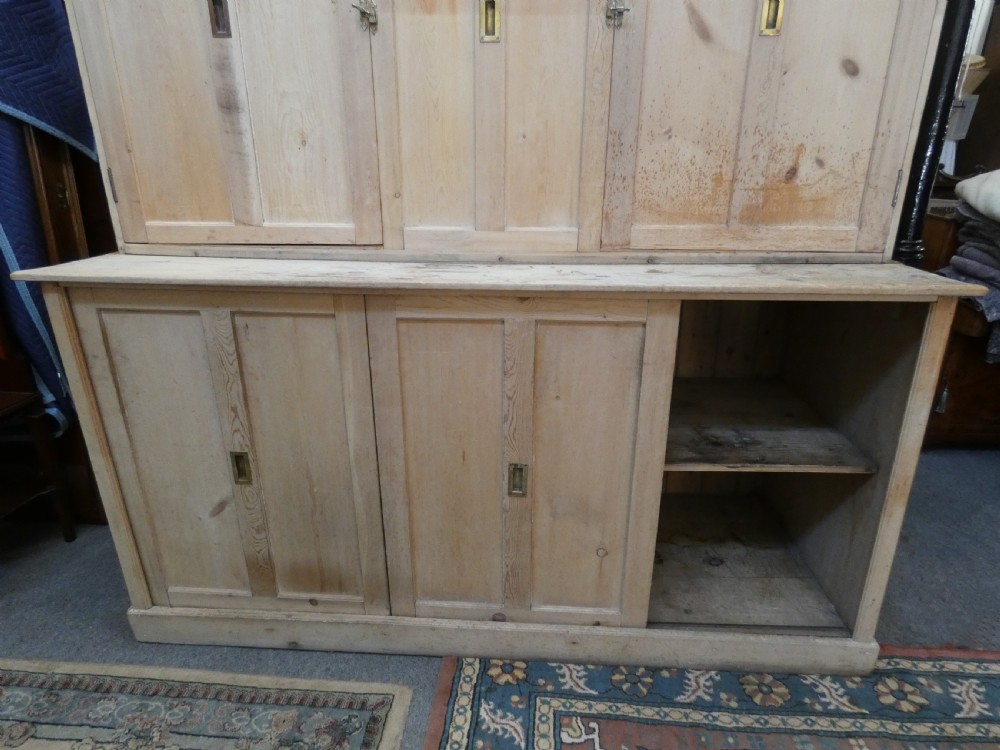 Large pine housekeepers cupboard View VII