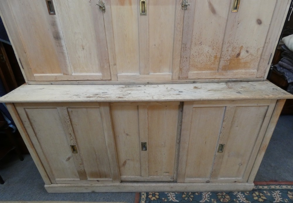 Large pine housekeepers cupboard View VIII