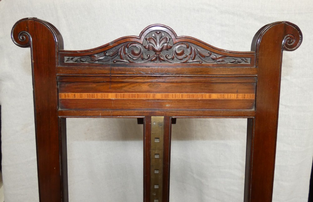 Rosewood artists display easel View VI