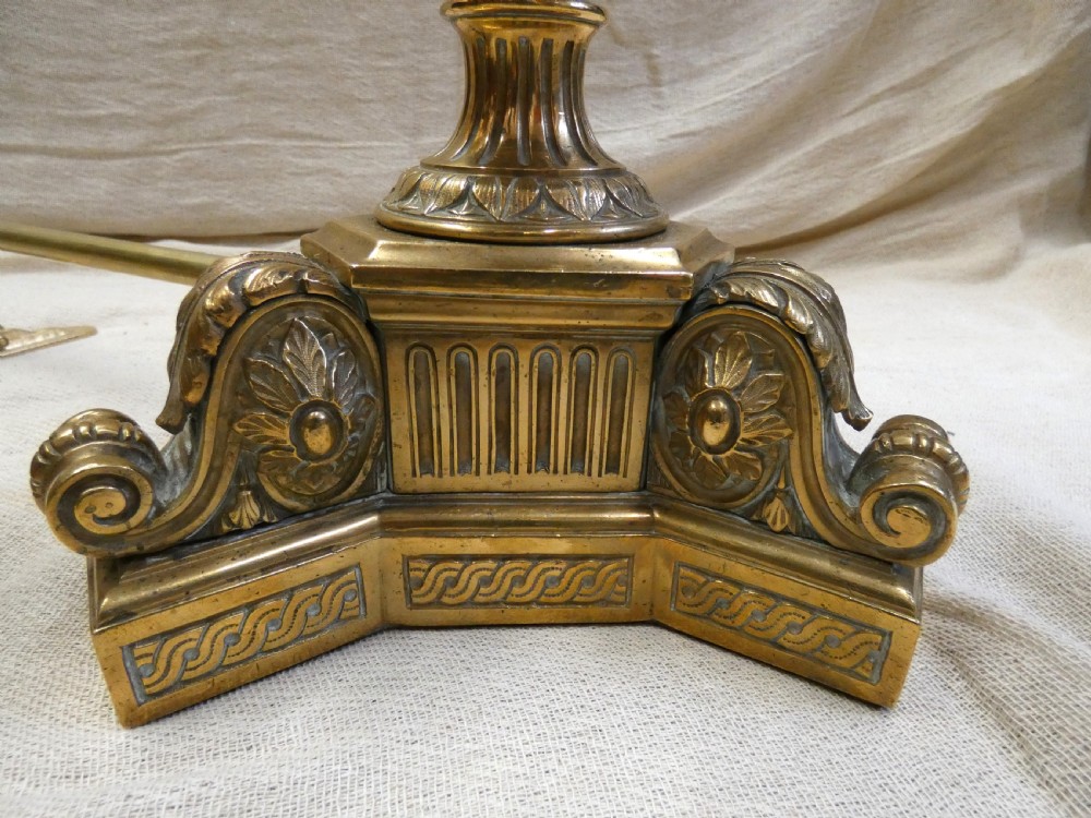 Ornate pair of andirons View IV