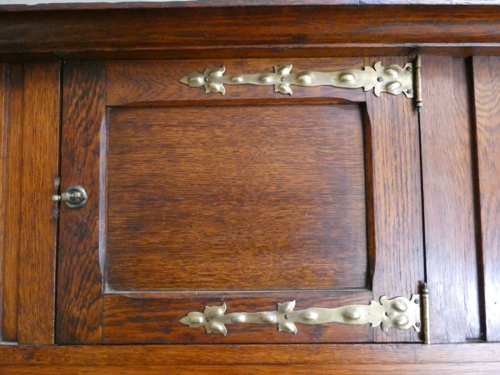Oak Arts & Crafts Hallstand hall stand  - Liberty & Co. View V