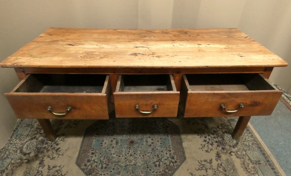large cherrywood serving table View IV