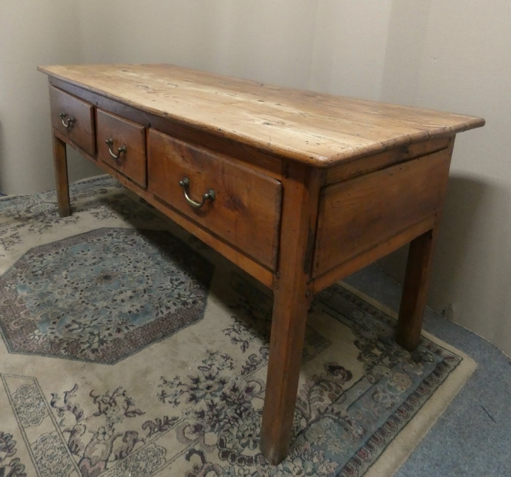large cherrywood serving table View V