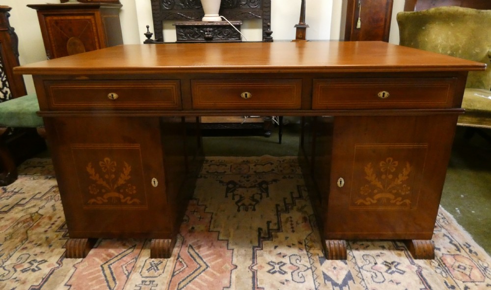 Art Deco mahogany desk View II