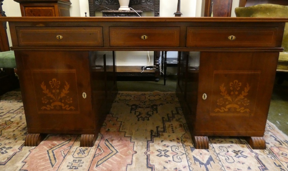 Art Deco mahogany desk View III