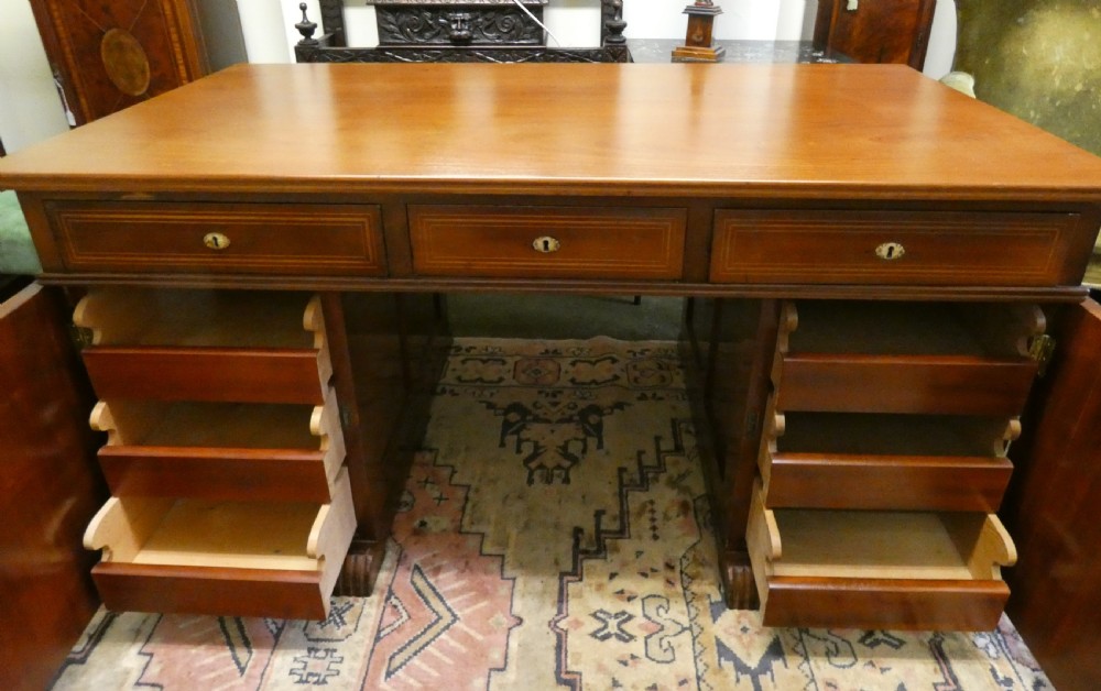 Art Deco mahogany desk View IV