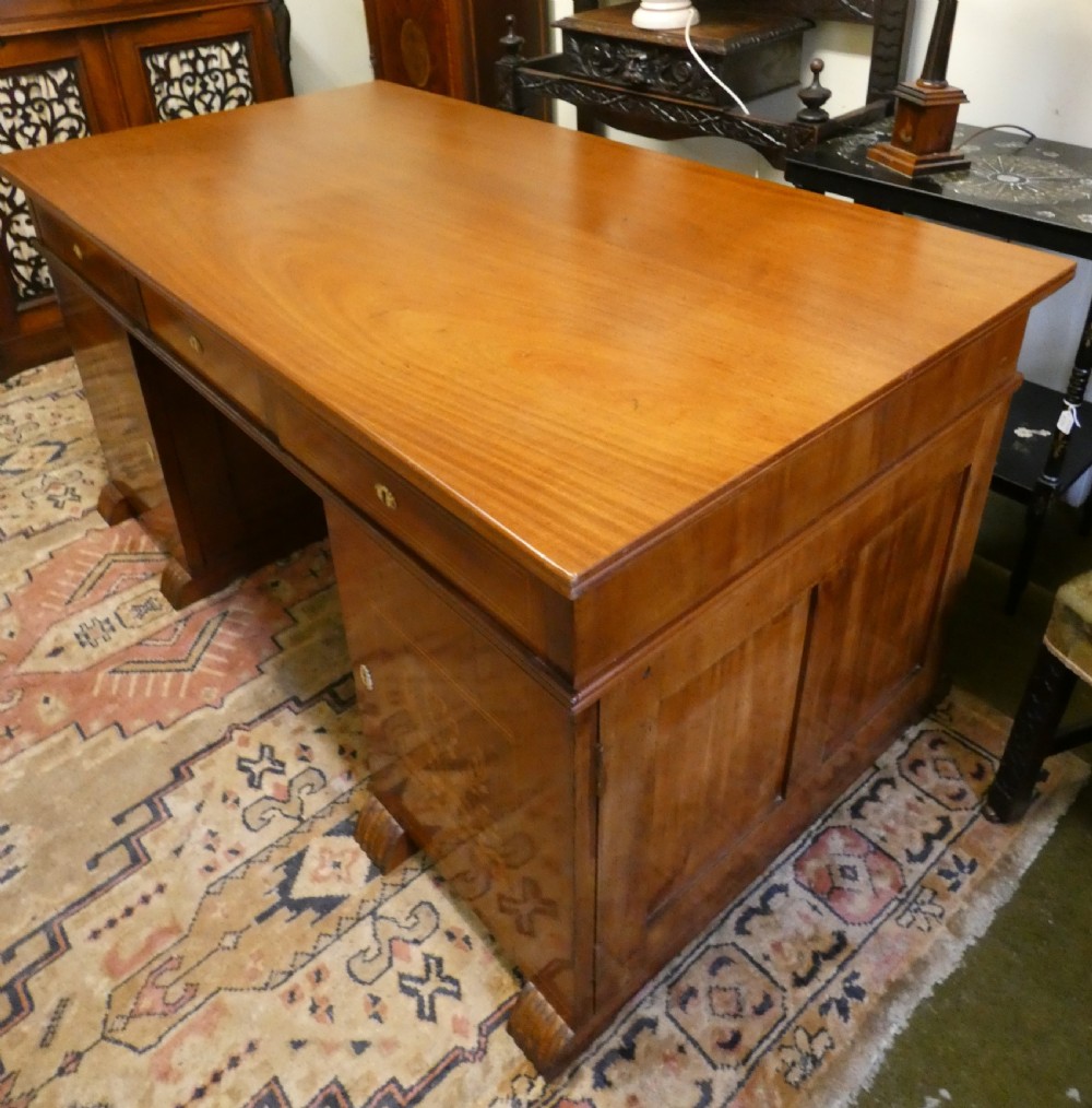 Art Deco mahogany desk View VI