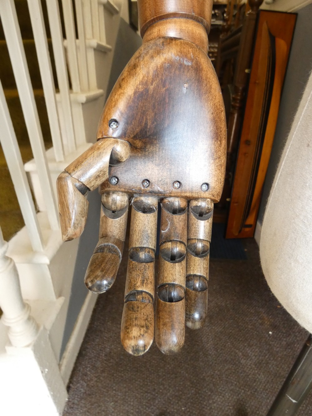 Pair of articulated mannequins / tailors dummies View II