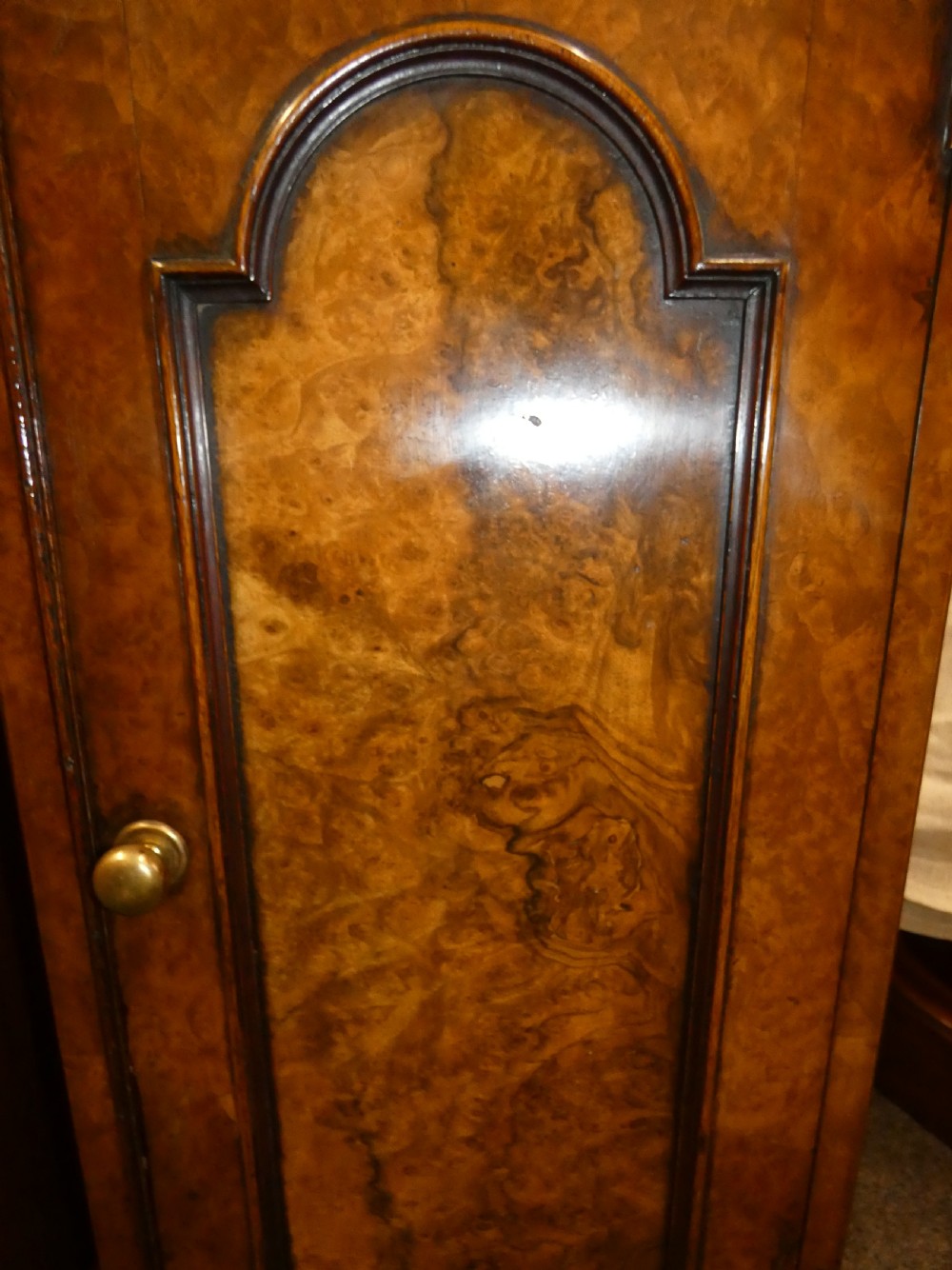 Pair of Victorian walnut bedside cabinets View VIII