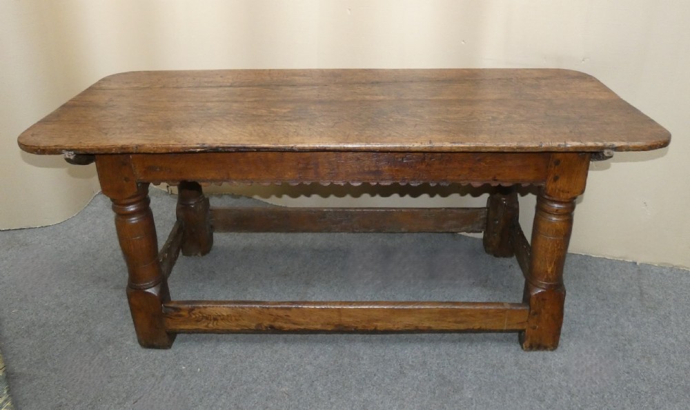 17th Century oak refectory table View II