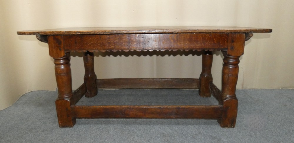 17th Century oak refectory table View III
