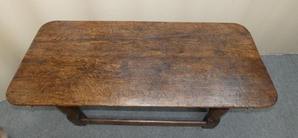 17th Century oak refectory table View VI