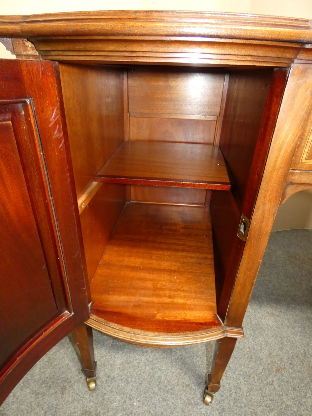 Inlaid mahogany desk View VI