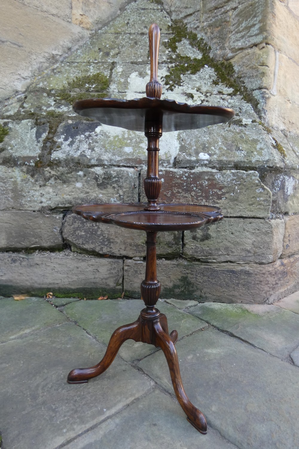 Mahogany dumb waiter View III