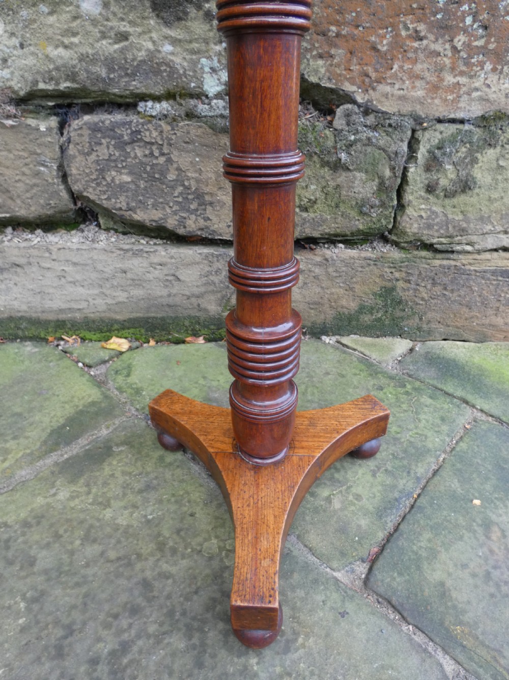telescopic mahogany reading table  View II