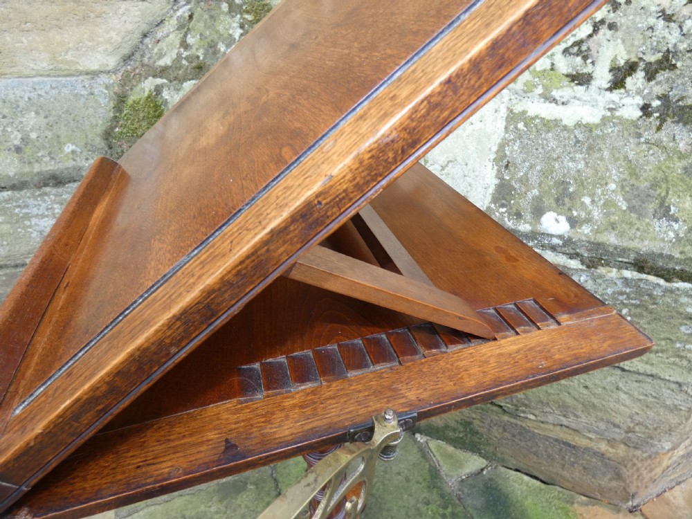 telescopic mahogany reading table  View V