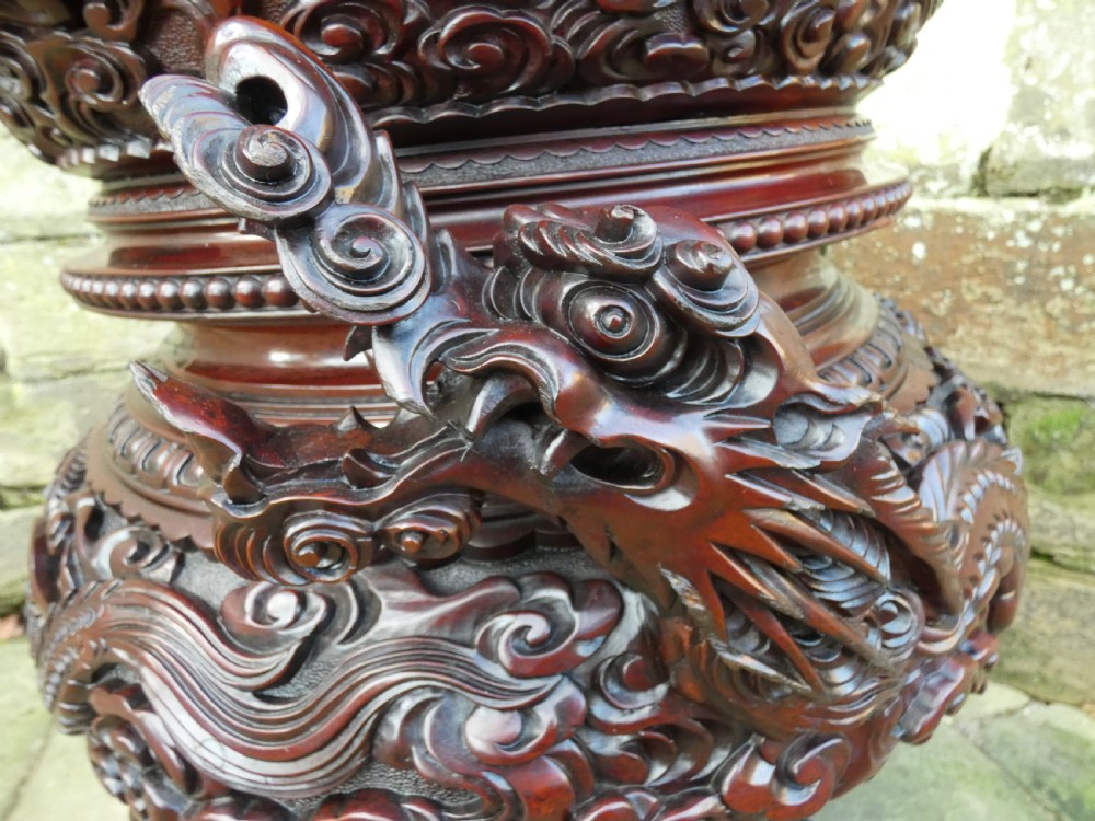 Unusually large Chinese jardinière / planter View VI