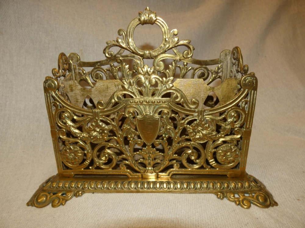Brass letter rack - Towshend & Co View II