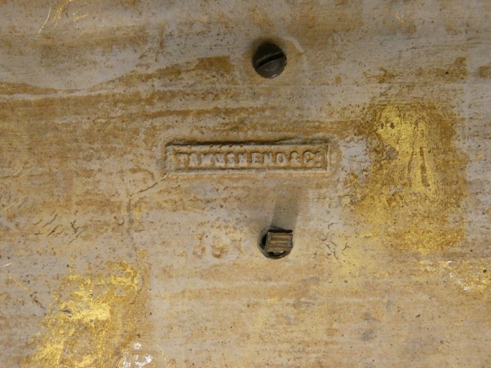 Brass letter rack - Towshend & Co View VI