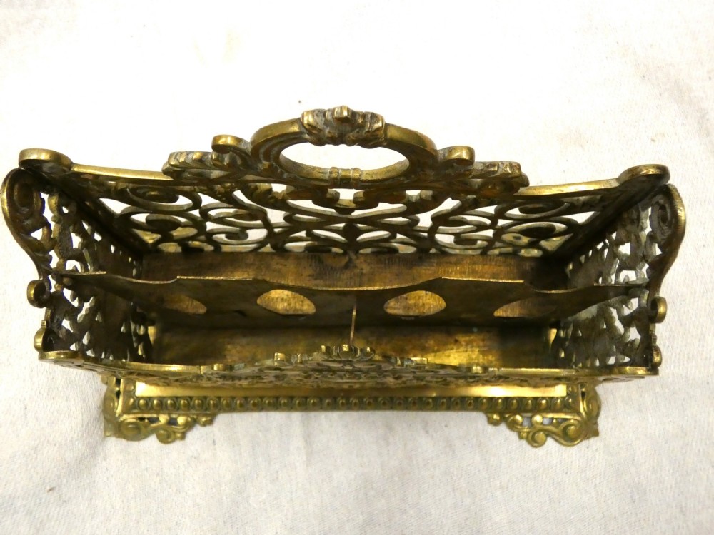 Brass letter rack - Towshend & Co View VII