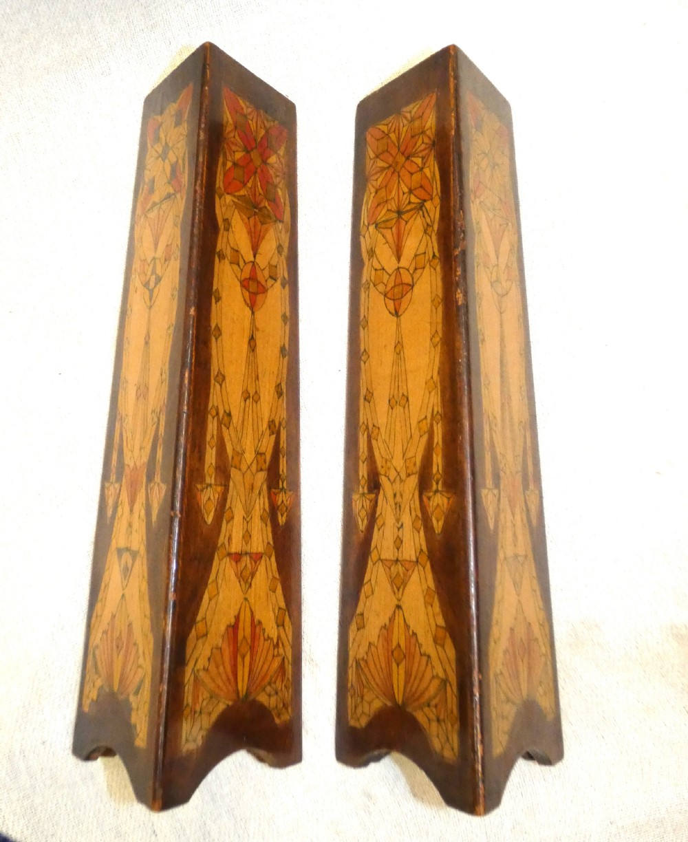 Pair of Art Nouveau vases View II
