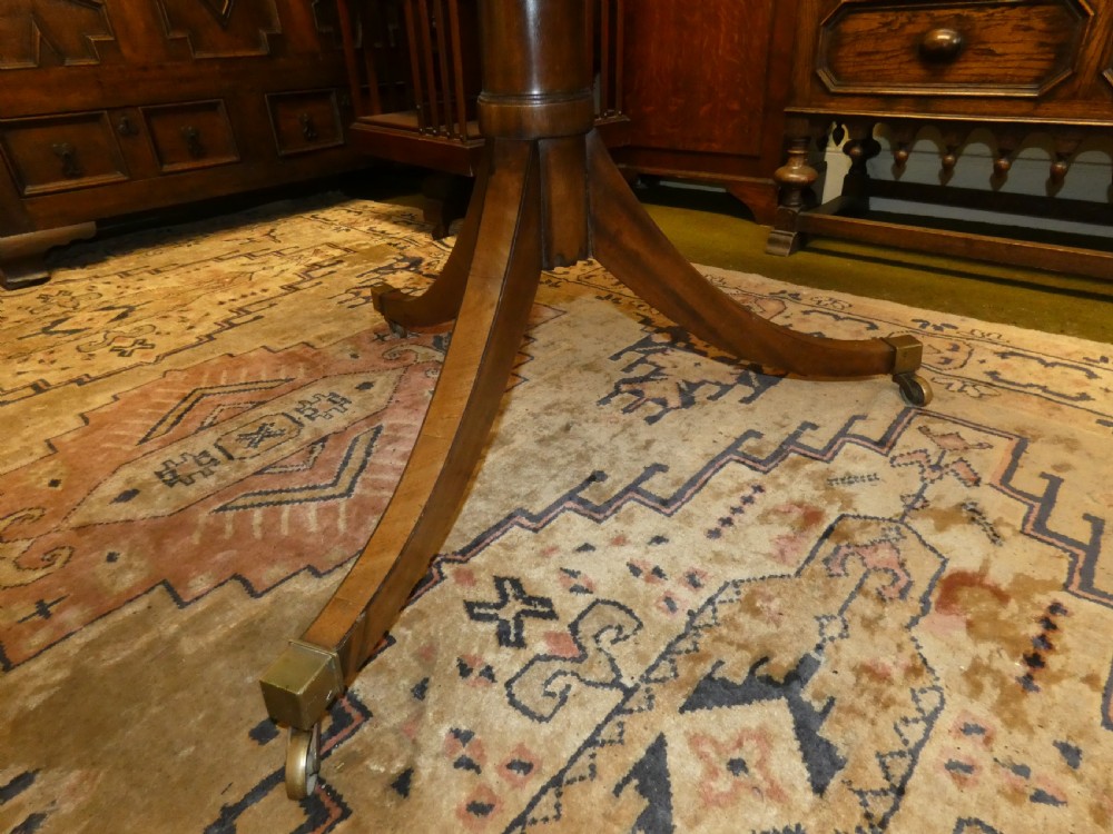 Mahogany drum table View III