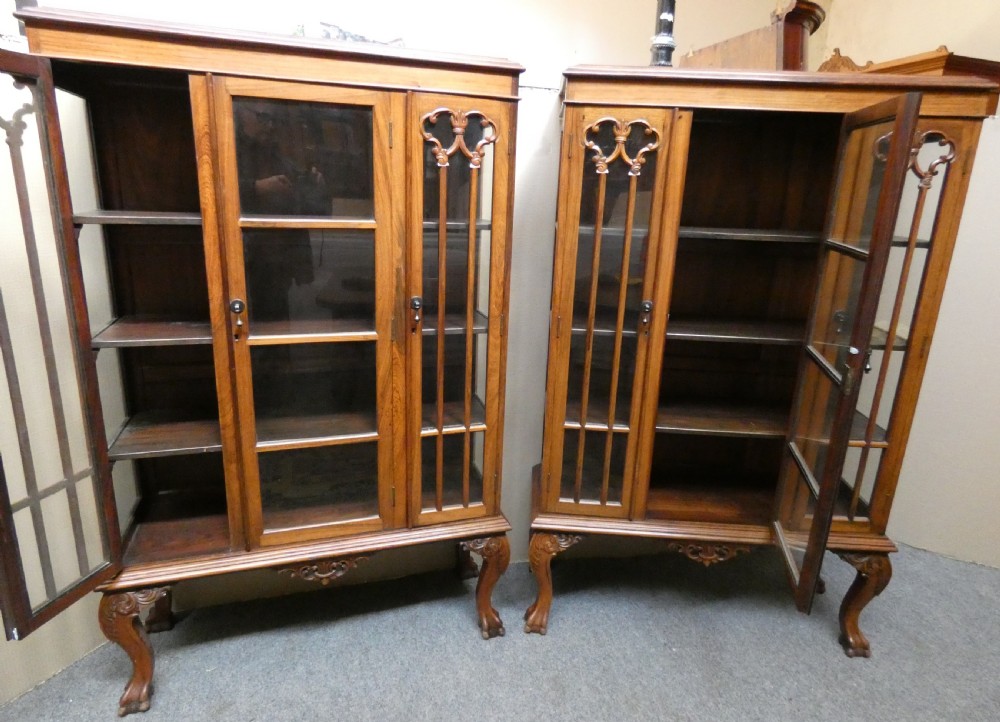 Pair of Anglo Indian display cabinets View VI