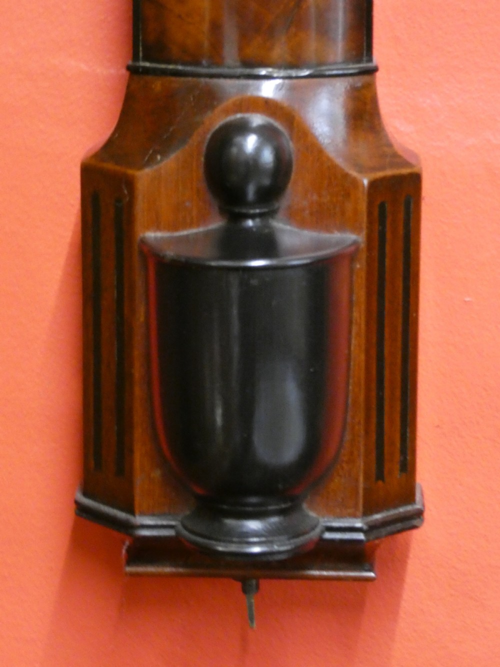 Mahogany stick barometer - Zerboni, Edinburgh View IV