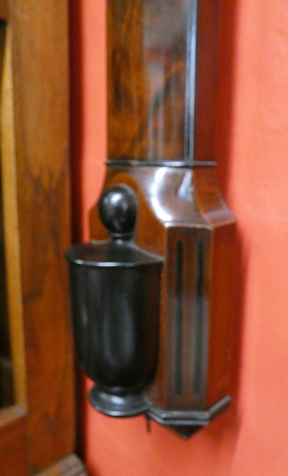 Mahogany stick barometer - Zerboni, Edinburgh View V