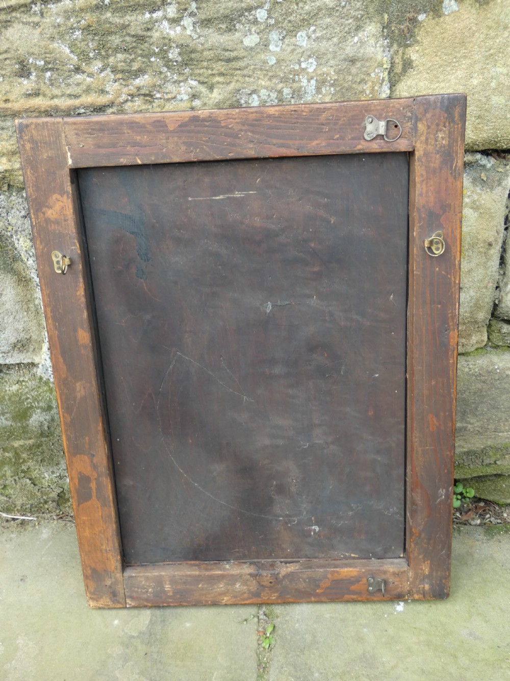 18th century marquetry cushion mirror View V