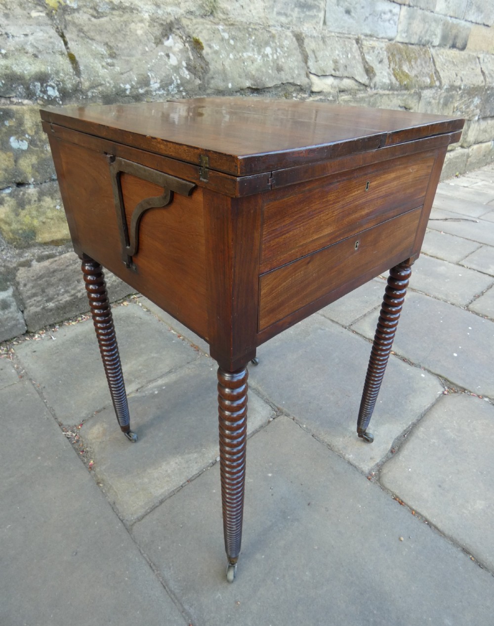 Regency mahogany games table View V