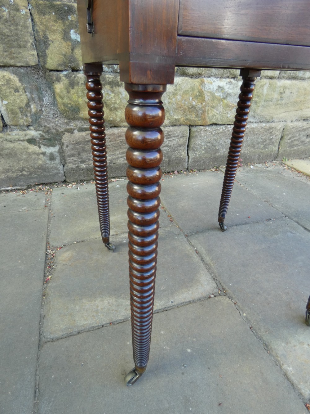 Regency mahogany games table View IX
