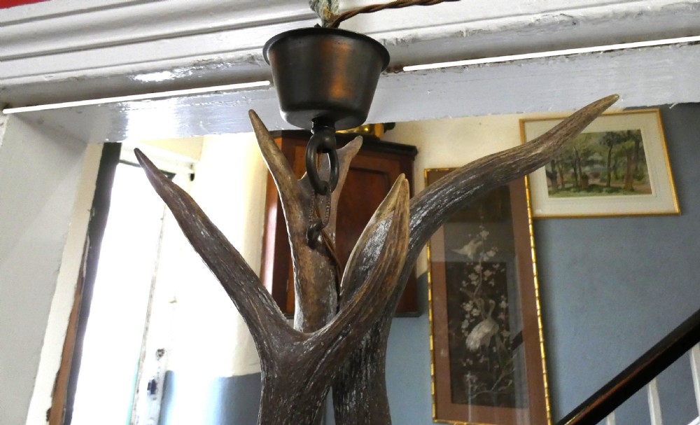 Antler chandelier View V
